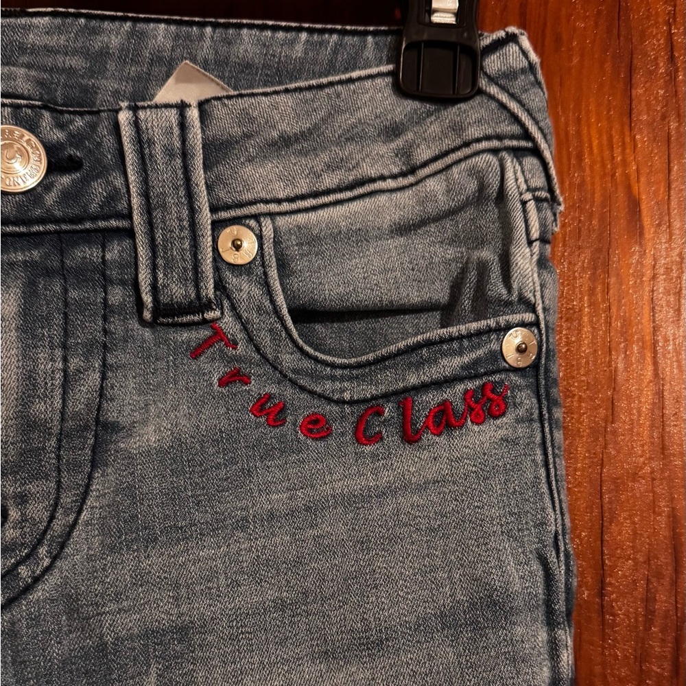 True religion True Class red detail skinny jeans